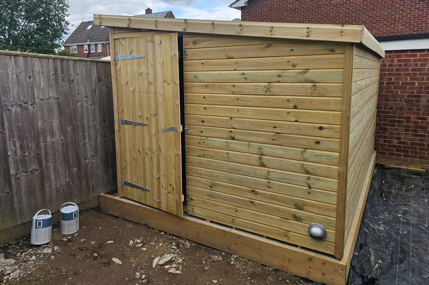 Reverse Pent Shed Reverse Pent Shed